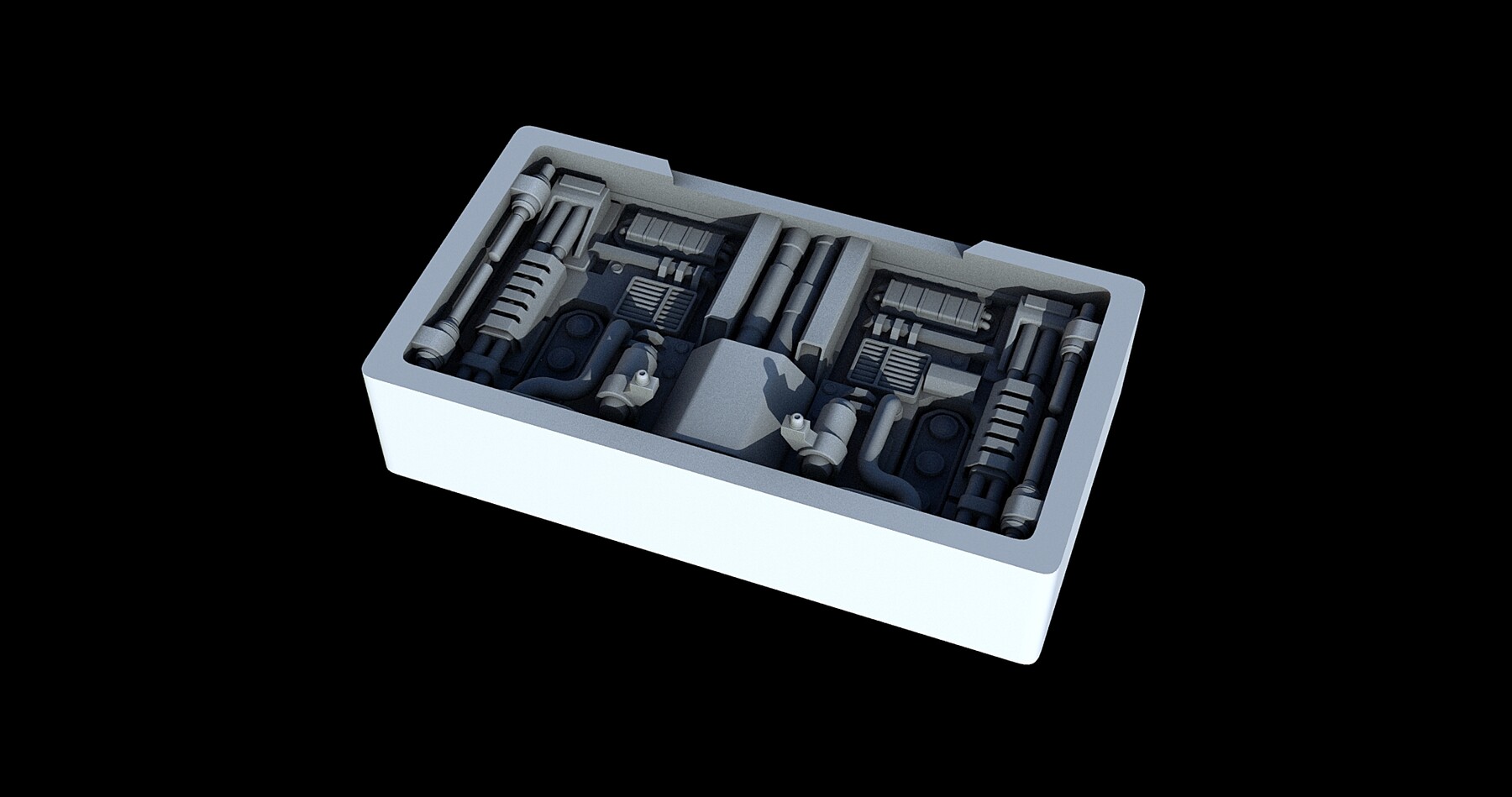 ArtStation - Sci-Fi KitBash and Props Pack (Part two) | Resources