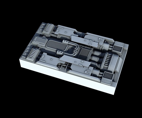 ArtStation - Sci-Fi KitBash and Props Pack (Part two) | Resources