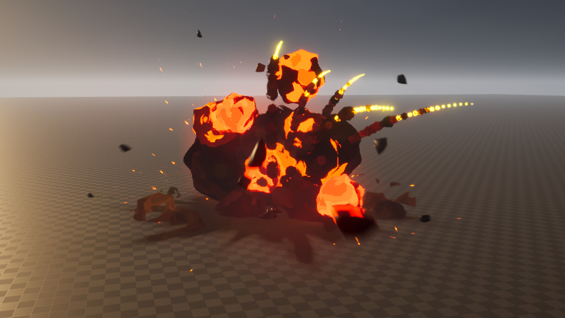 ArtStation Toon Explosion unreal engine 5 Download Files Game Assets