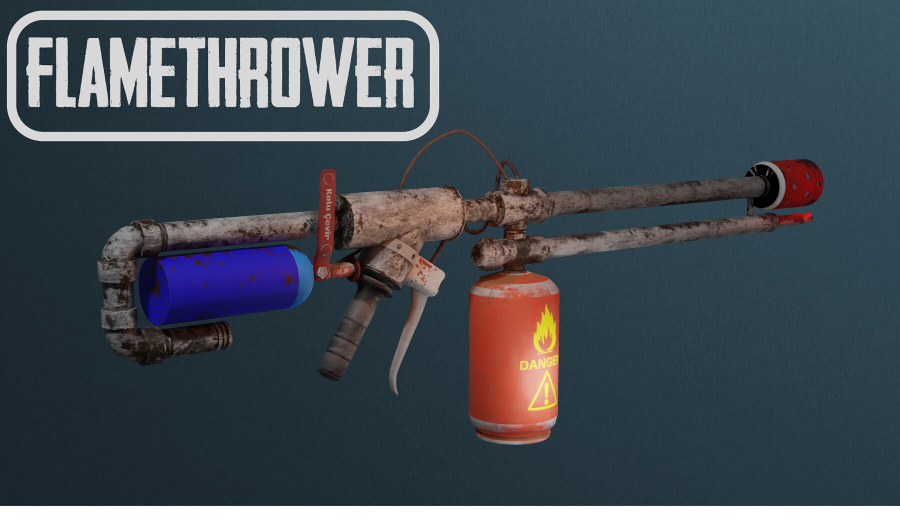 ArtStation Flamethrower Game Assets