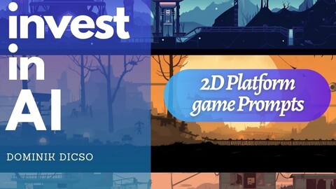 2D Platform Game Design Prompt - Midjourney