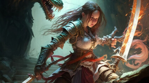 Blades of Fury: A Battle of Steel and Flame