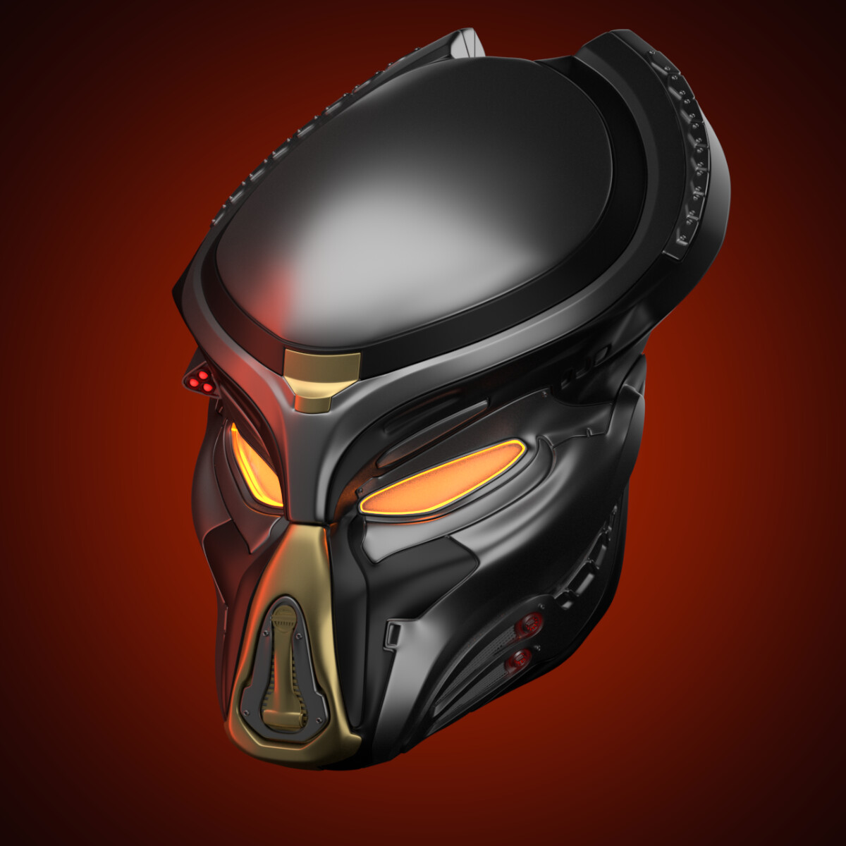 ArtStation - Fugitive Predator Mask for 3d print (Predator 2018 ...