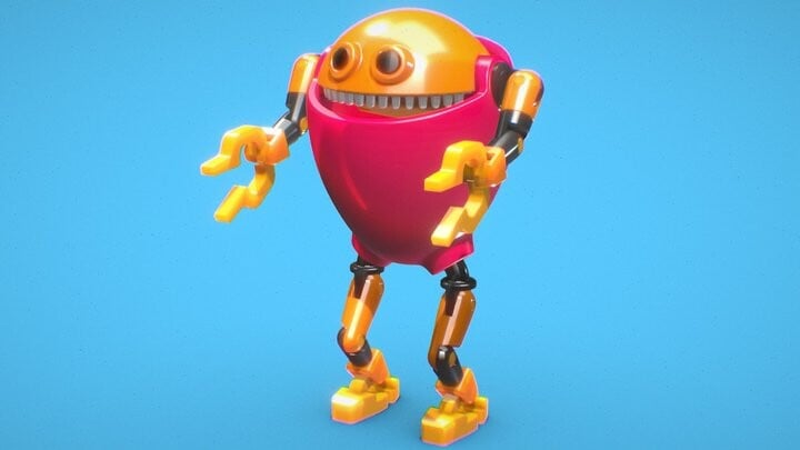 ArtStation - Robot character - v3 - 3D Model | Resources