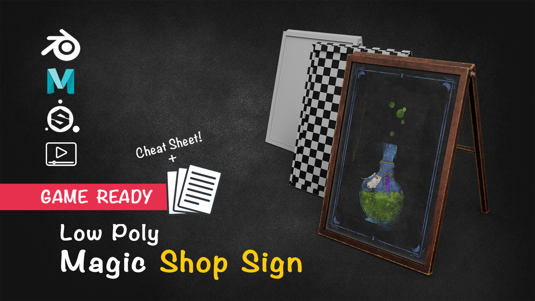 ArtStation - Tutorial: Magic Shop Sign | Tutorials