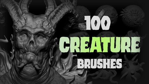 Zbrush - Creature Brush Mega Pack