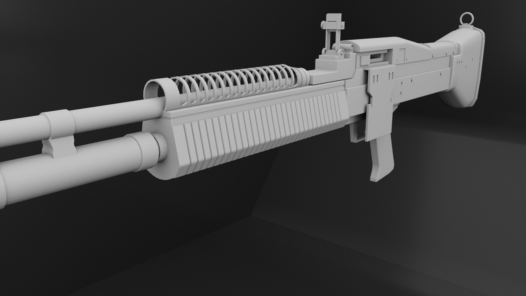 ArtStation - 3D machine gun for texturing, props modeling | Game Assets