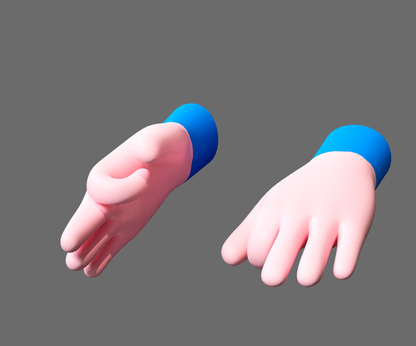 ArtStation - Cartoon hands | Game Assets