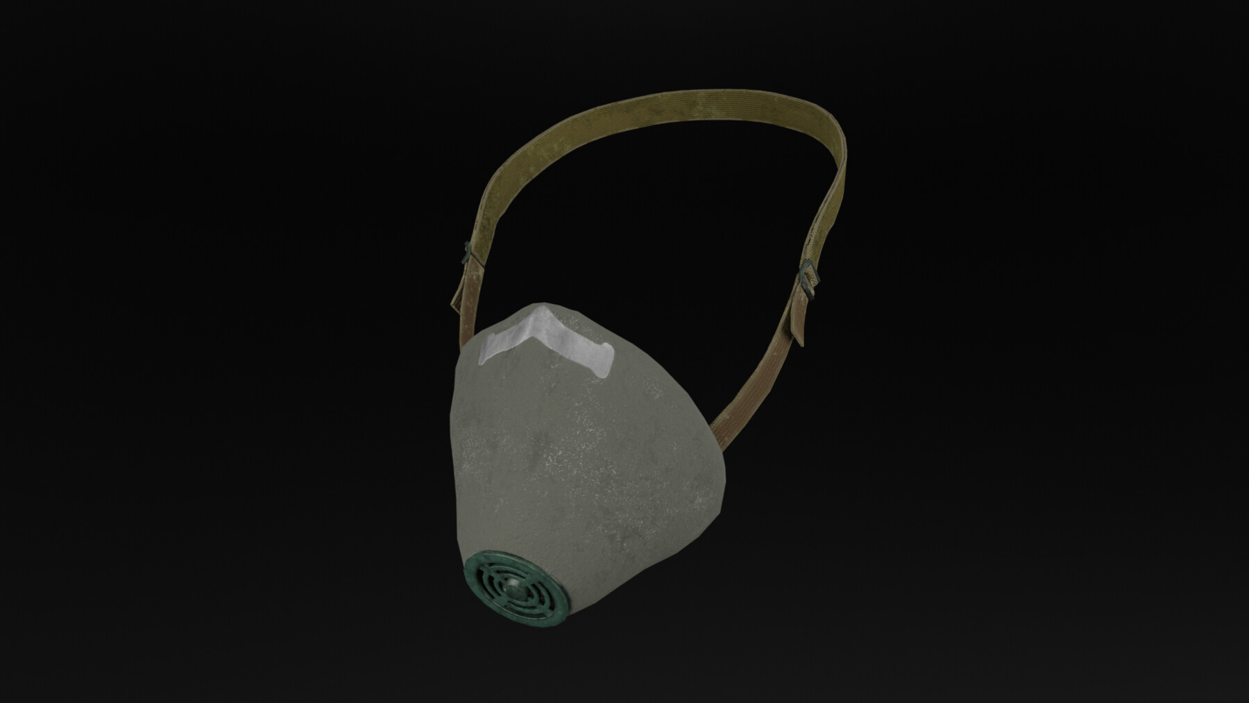 ArtStation Respirator U2KR2 Lowpoly 3D model Game Assets