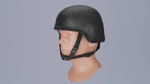 Kevlar helmet M1 Temp 3000 Low-poly 3D model
