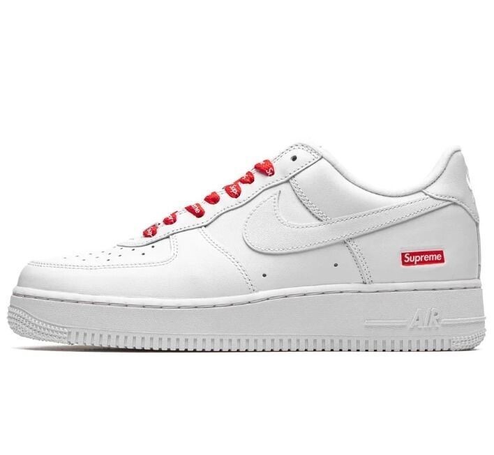 ArtStation - SUPREME X NIKE AIR FORCE 1 LOW BOX - WHITE Low-poly 3D model | Game Assets