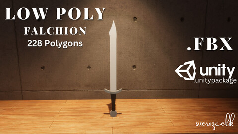 Low Poly Falchion