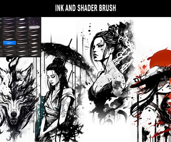 260 Procreate Brushes Character Drawing Kit, Color Palettes, Stamp