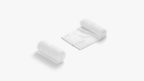 White Rolled Open Towel - bath sheet hotel gym
