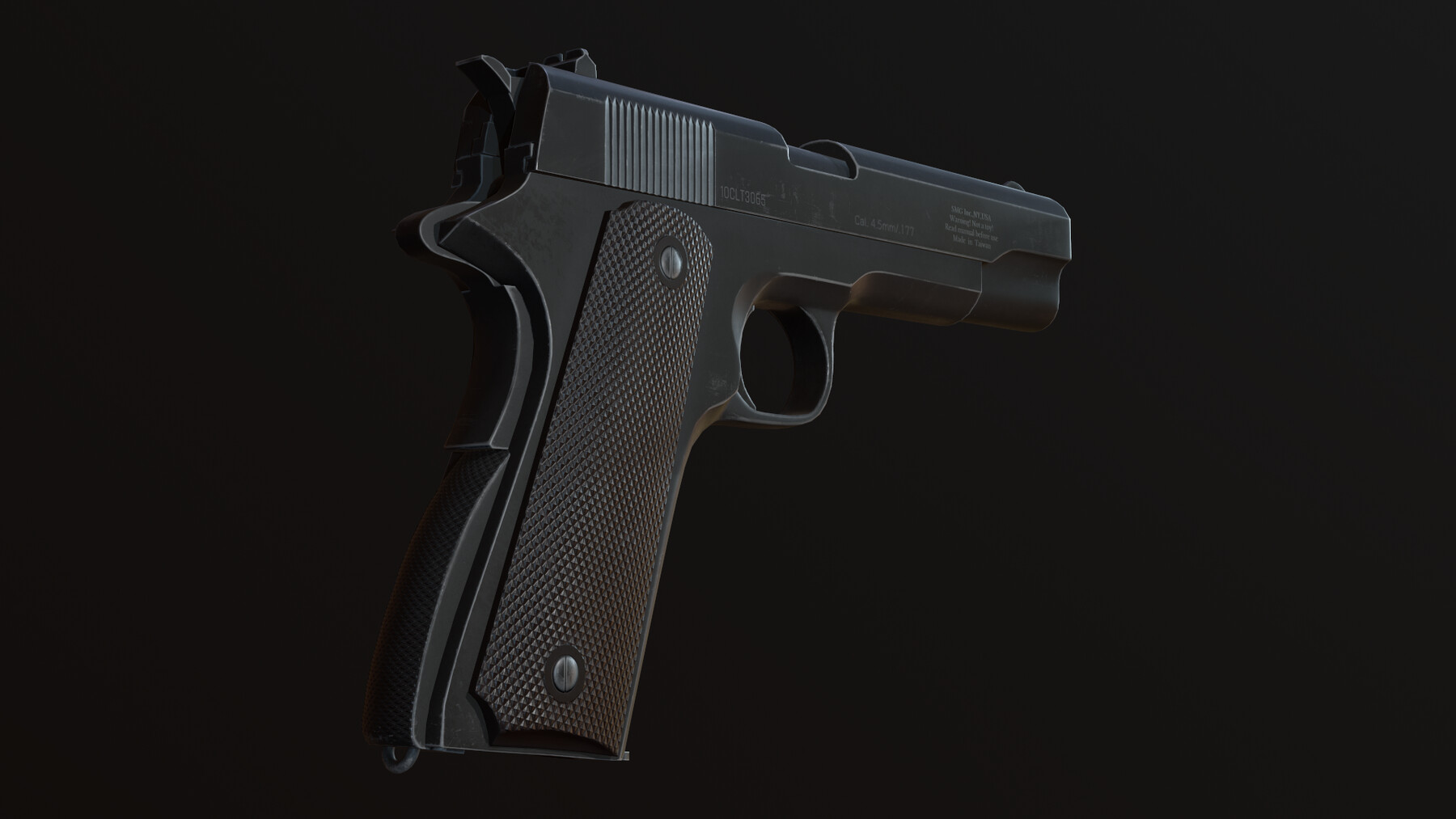 ArtStation - Пневматический пистолет (Colt 1911) | Game Assets