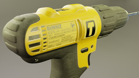 Drill Model 3D model