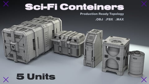 5 Sci-Fi Containers Kit [Production Ready Topology]