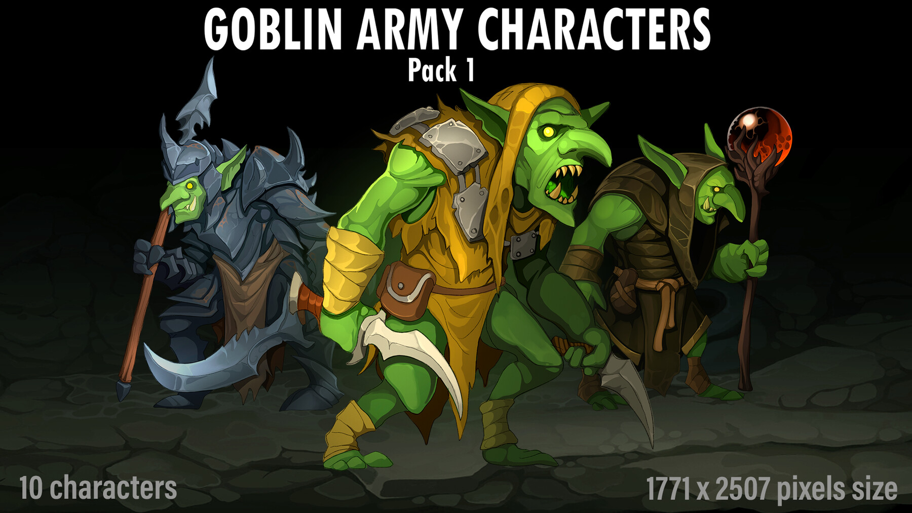 ArtStation - Goblin Army Characters | Game Assets