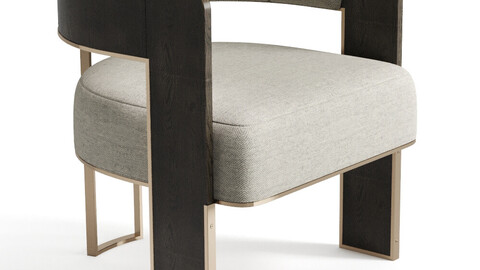 Caracole Streamline Chair 3D Model