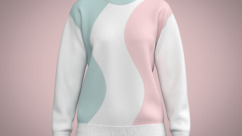 Ladies Multi color Sweatshirt