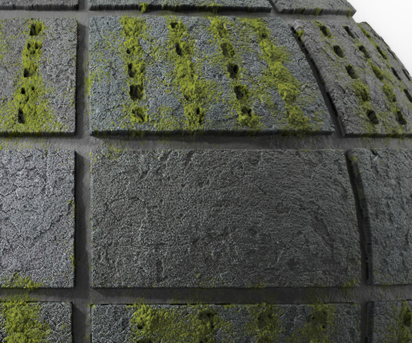 ArtStation Stone Wall Materials 32 Concrete Stone walls By mossy