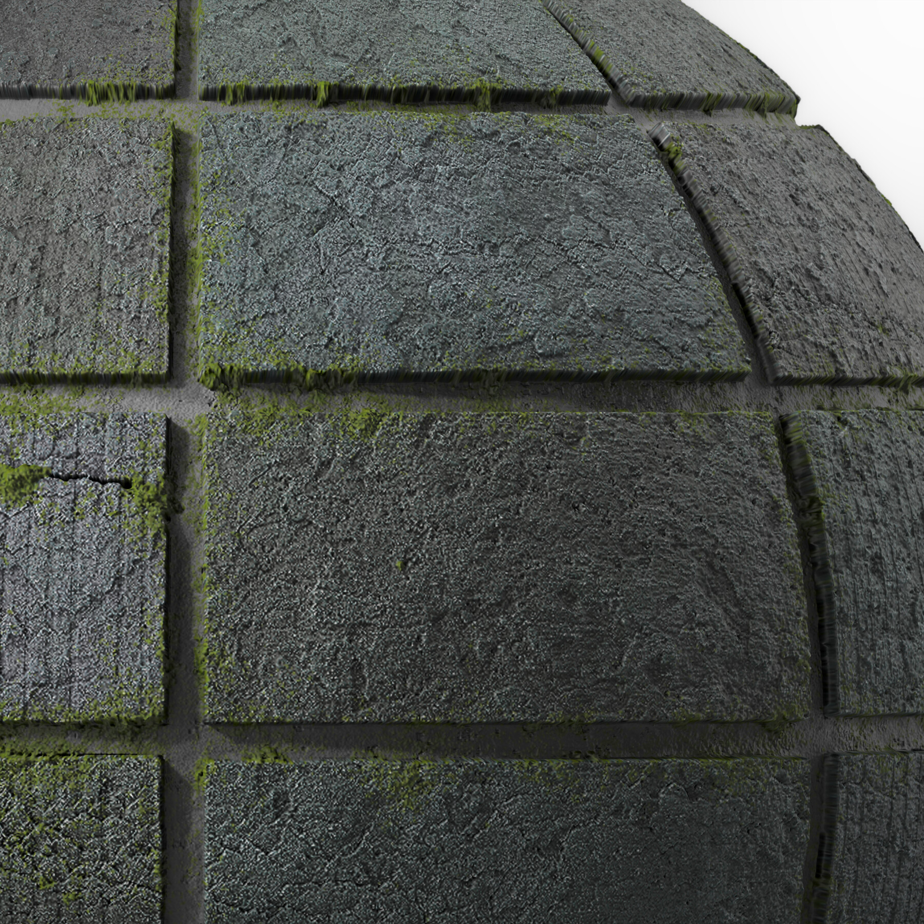 ArtStation Stone Wall Materials 32 Concrete Stone walls By mossy