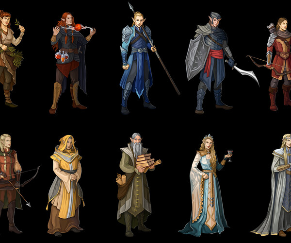 ArtStation - NPC characters | Game Assets