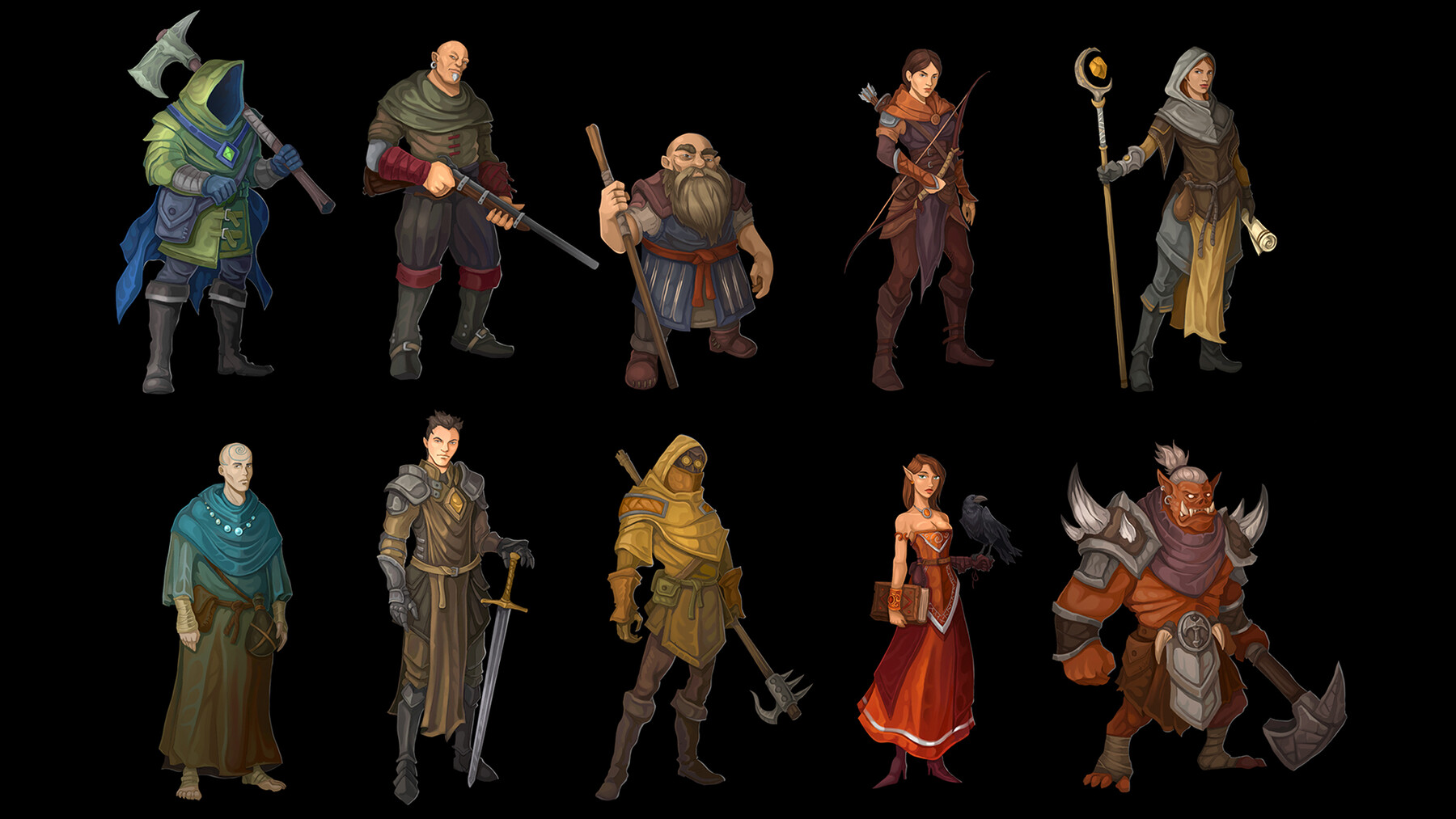 ArtStation - NPC characters | Game Assets