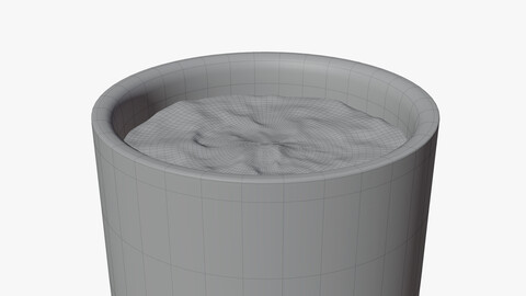 Hourglass Planter 3D model