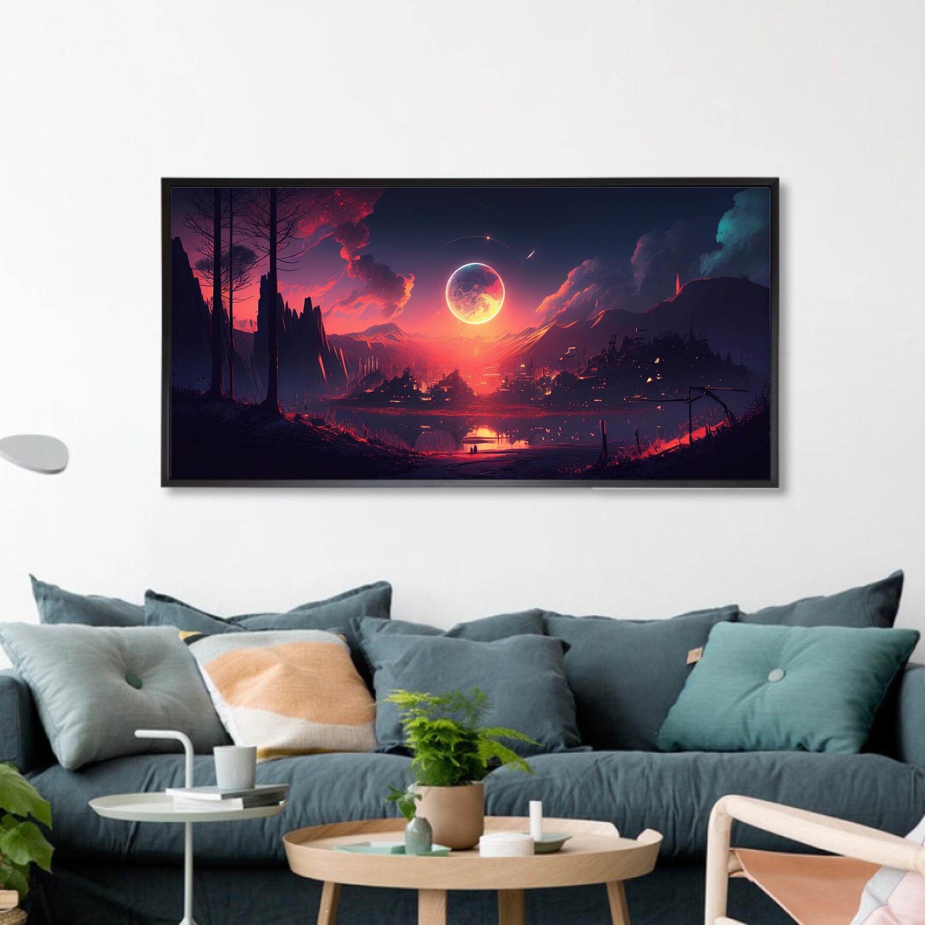 ArtStation - Wall Art Digital, Home Decor Art, Sky Abstract Art ...