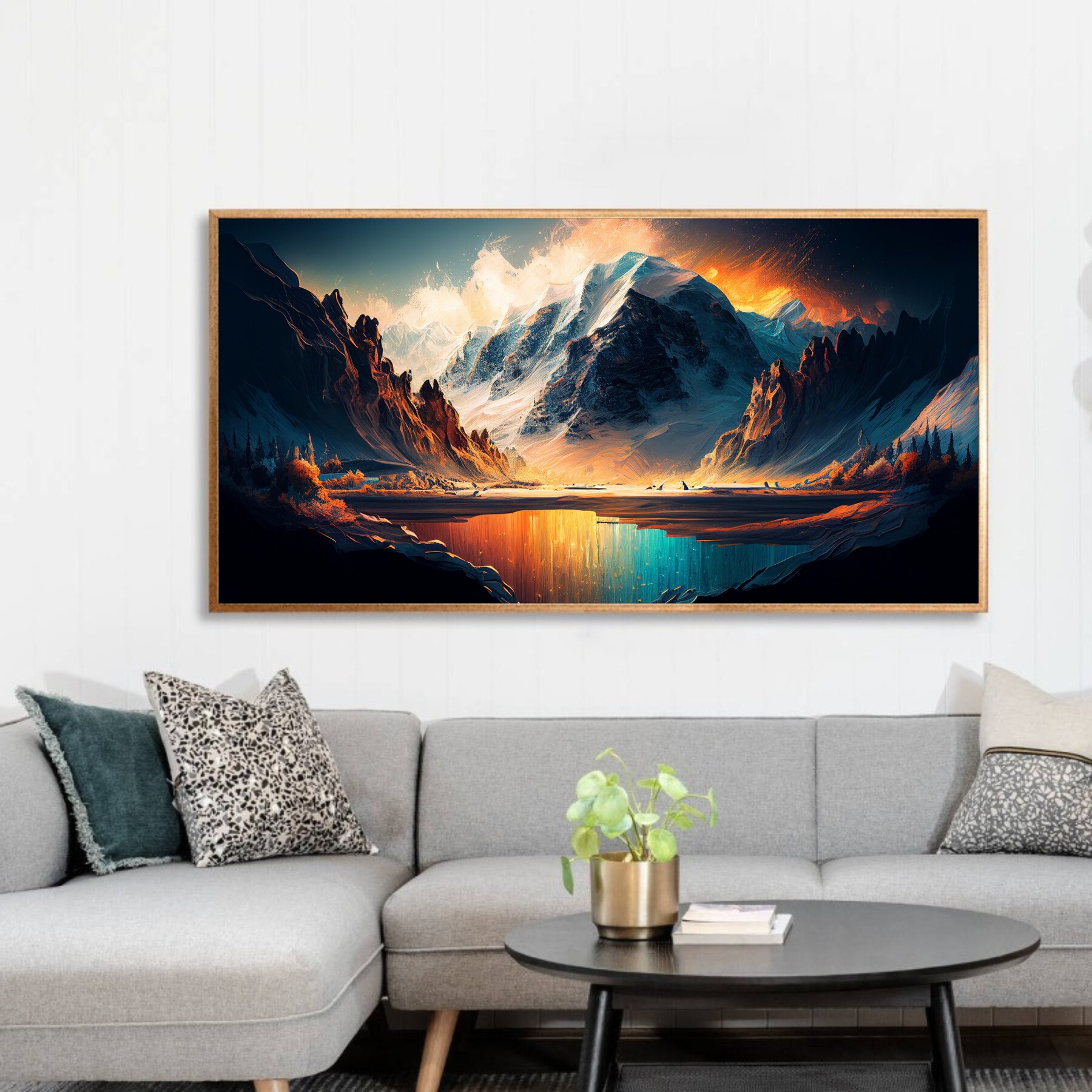 ArtStation - Wall Art Landscape, Home Decor Art, DIgital Abstract Art ...