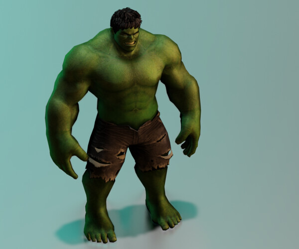 ArtStation - Hulk 3d model | Game Assets