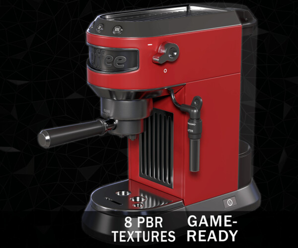 ArtStation - Coffee Machine | Game Assets
