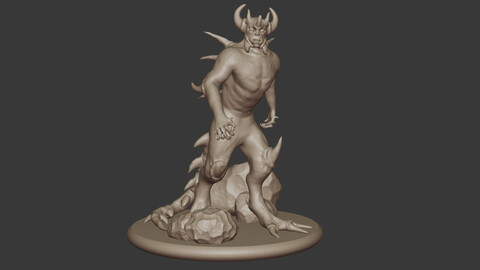 The Spiked Daemon 3D model for Printing