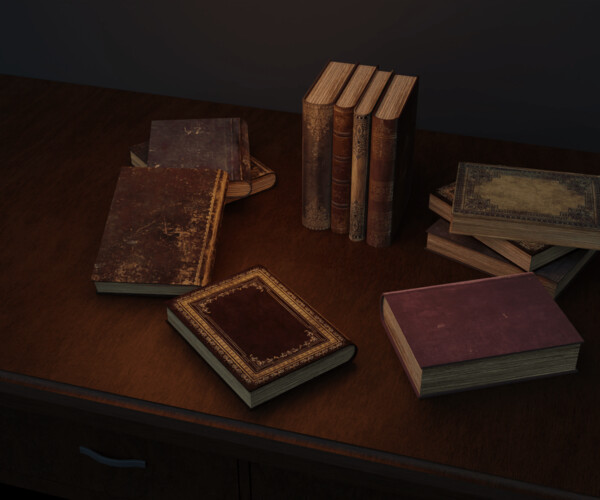 ArtStation - Old Book (from Asset) | Game Assets