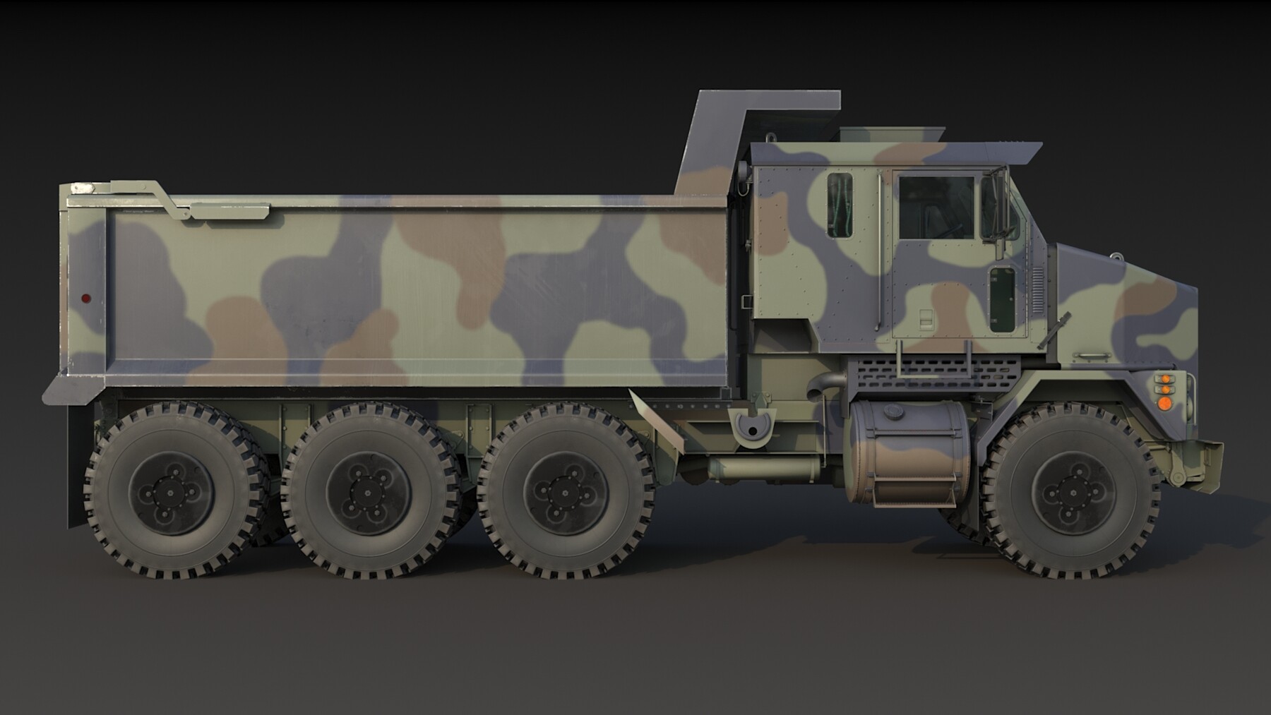 ArtStation - Oshkosh M1070 Military Dump Truck | Game Assets