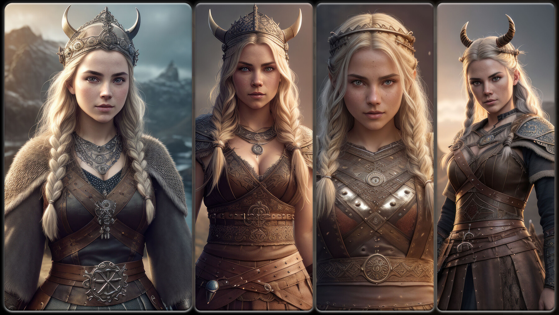 ArtStation - 300 Queen of Vikings Reference Pack 4K v.8 Artworks