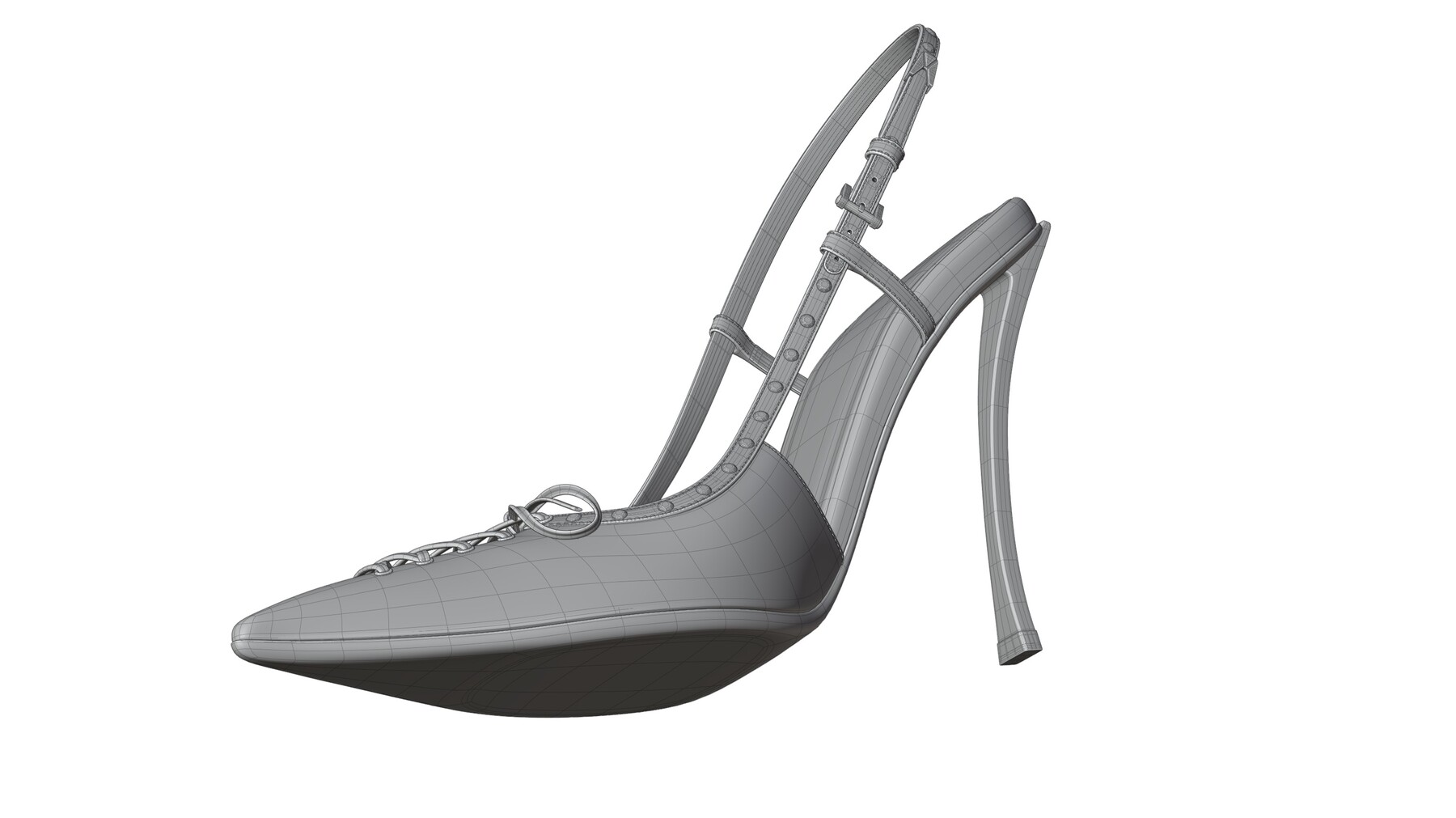 ArtStation - Versace Laced Pin Point Slingback Pumps | Resources