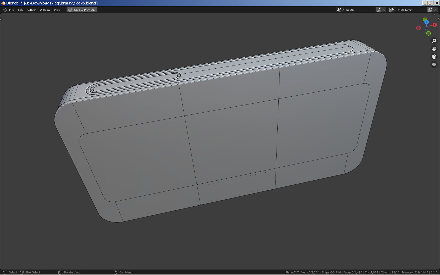 Artstation Digital Alarm Clock Resources