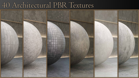 40 Architectural PBR Textures