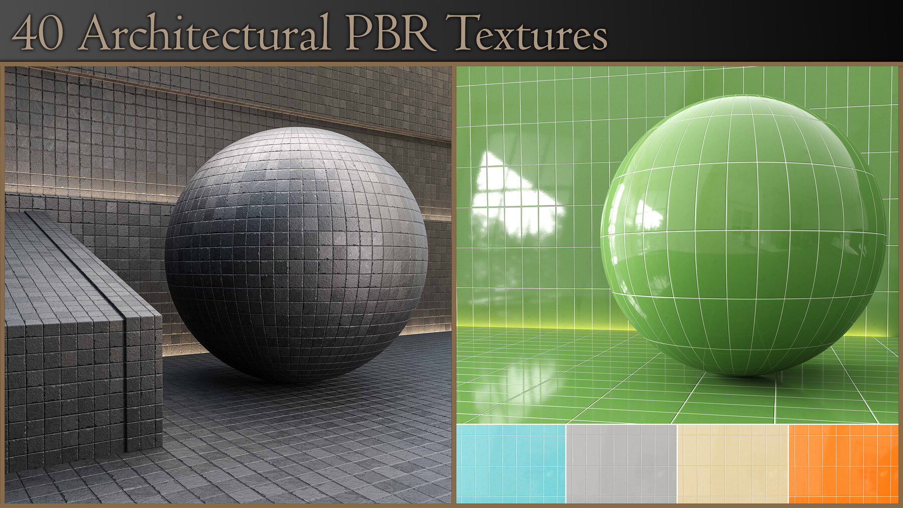 Artstation 40 Architectural Pbr Textures Game Assets 1998