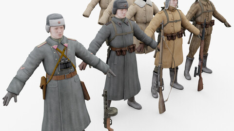 infantry USSR winter