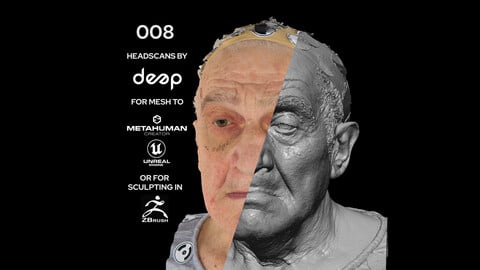 European Male 70s head scan 008