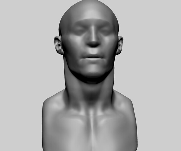 ArtStation - Base Male Head j | Resources