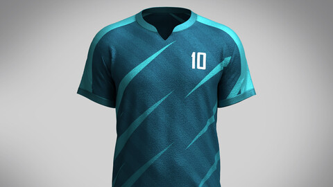 Mens Soccer Ash color Jersey Player-10