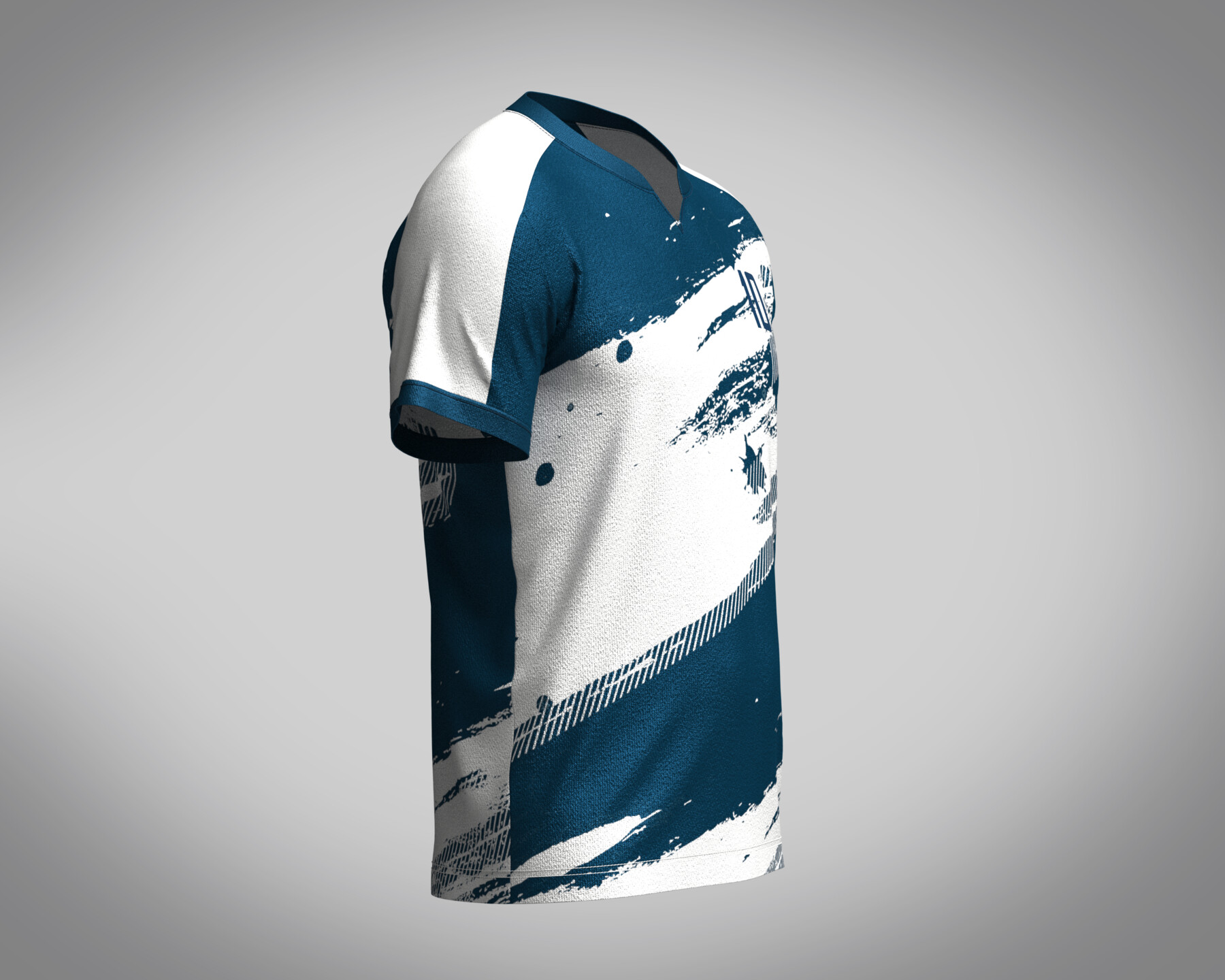 ArtStation - Mens Soccer Orange and blue color Blue Jersey Player-10