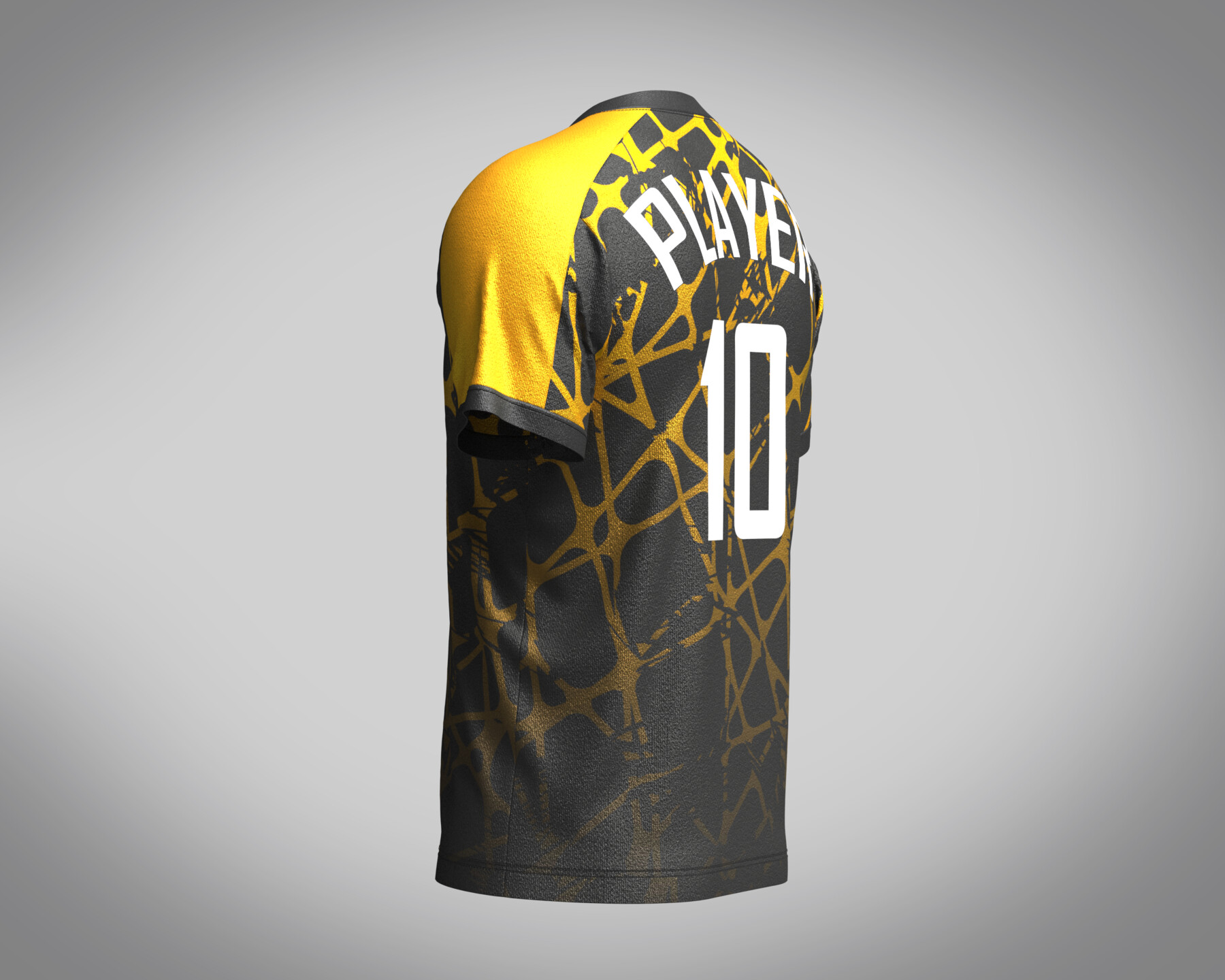 ArtStation - Mens Soccer Brown and Black Jersey Player-10