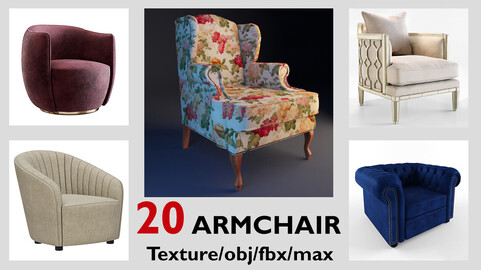 ARMCHAIR #2__*PACK OF 20 PIECES* __ 80% OFF