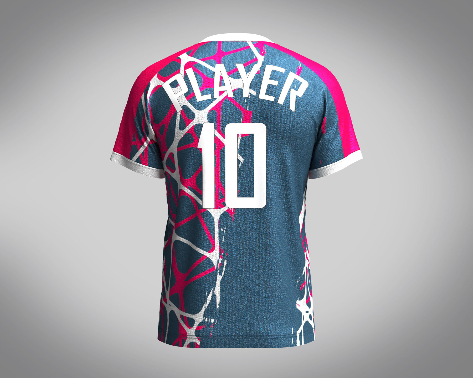 ArtStation - Soccer Football Magenta and Yellow Jersey Player-11