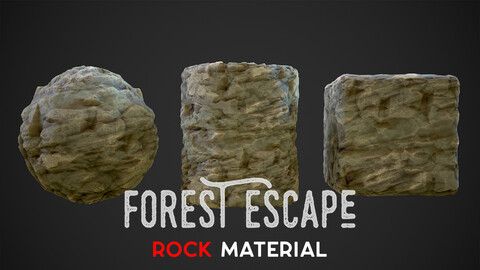 Forest Escape - Rock Material